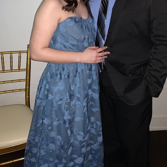 Blue Bridesmaid Dress - Picture 7 of 7